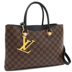 LOUIS VUITTON 36CM MONOGRAM CANVAS BLACK RIVERSIDE BAG