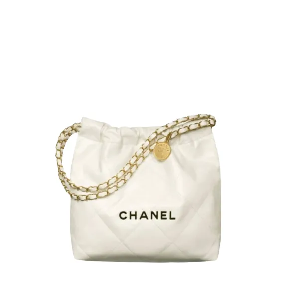 Chanel 22 Small Bag White 14.4 Inches/ 37 cm