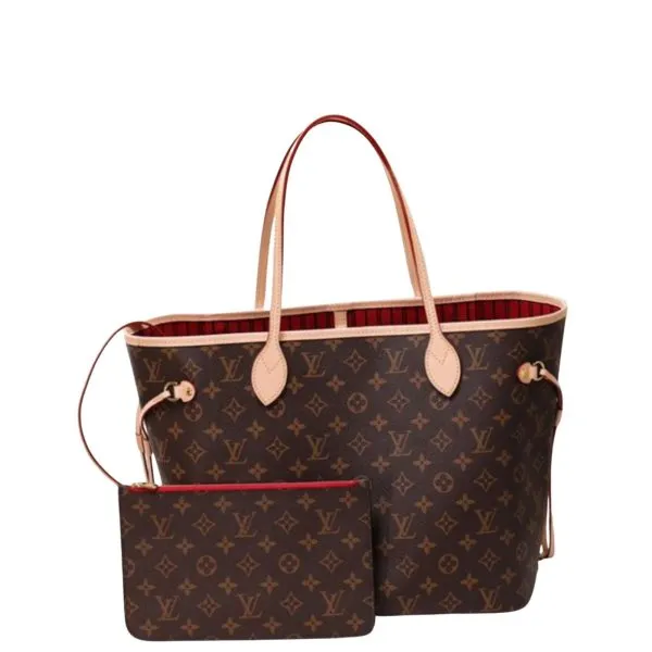 Louis Vuitton Neverfull Brown And Red GM 40cm