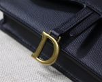 DIOR SADDLE BELT POUCH BLACK