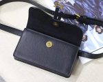 DIOR SADDLE BELT POUCH BLACK