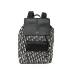 DIOR MOTION BACKPACK BEIGE AND BLACK OBLIQUE JACQUARD