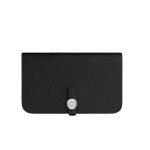 HERMES DOGON DUO LONG WALLET BLACK