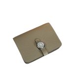 HERMES DOGON DUO MINI WALLET BEIGE