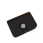 HERMES DOGON DUO MINI WALLET BLACK