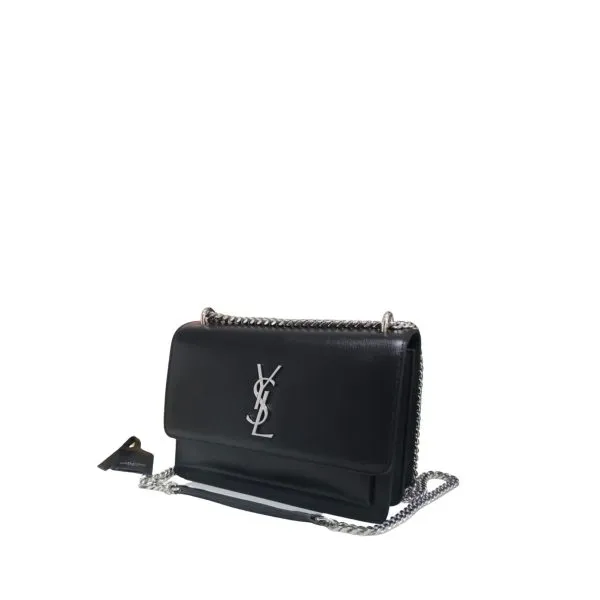 Saint Laurent Sunset Medium Chain Bag in Smooth Leather 22cm