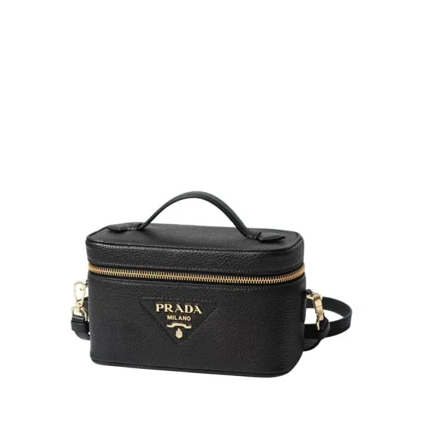 Prada Mini Black Leather Bag 18cm