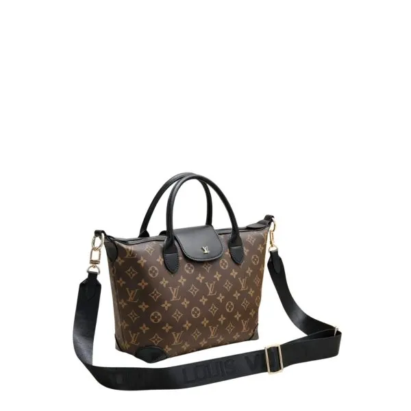 Louis Vuitton Tote Bag Monogram Canvas Black 26cm