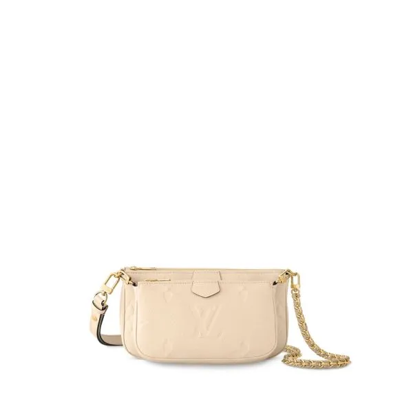 Louis Vuitton Multi Pochette Accessoires Cream 18cm M46568
