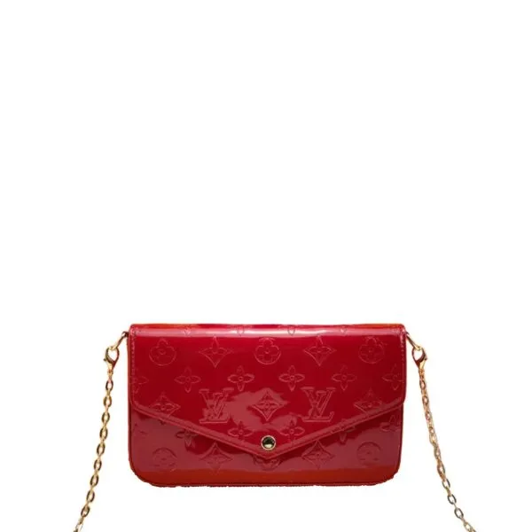Louis Vuitton Pochette Felicie Red 21cm