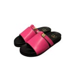 SANDAL VALENTINO ROCKSTUD PINK SLIDE SANDALS