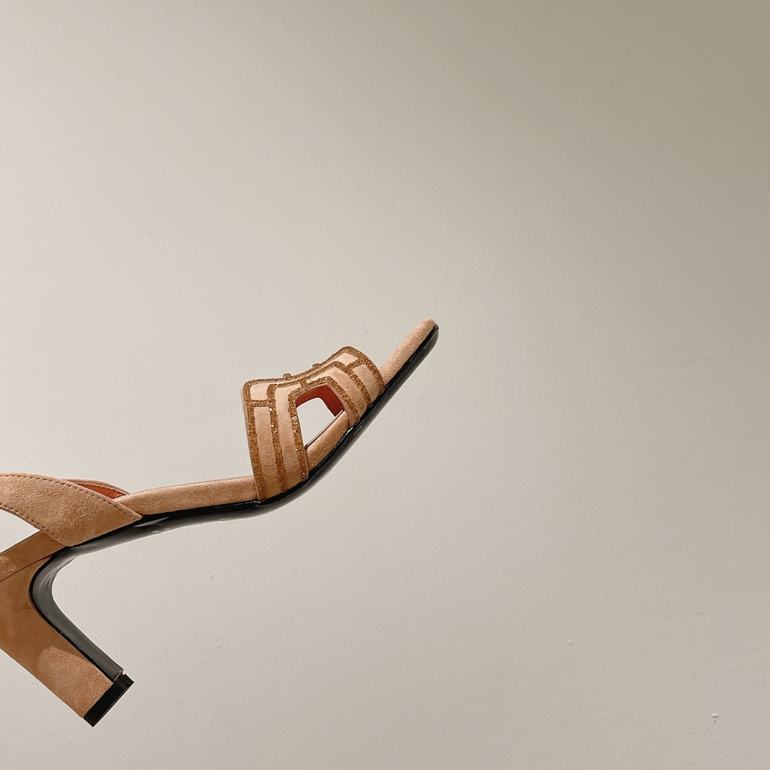 HERMES BEIGE PREMIERE SANDAL