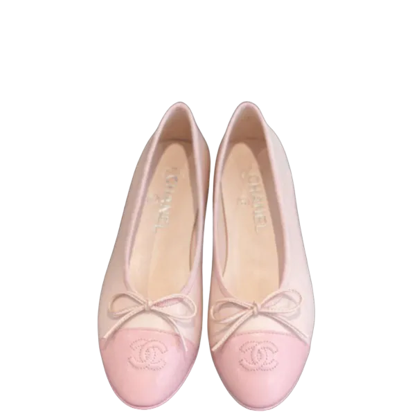 Chanel Flats Pink Ballet