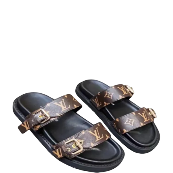 Louis Vuitton Flat Mule Brown Women’s Bom Dia