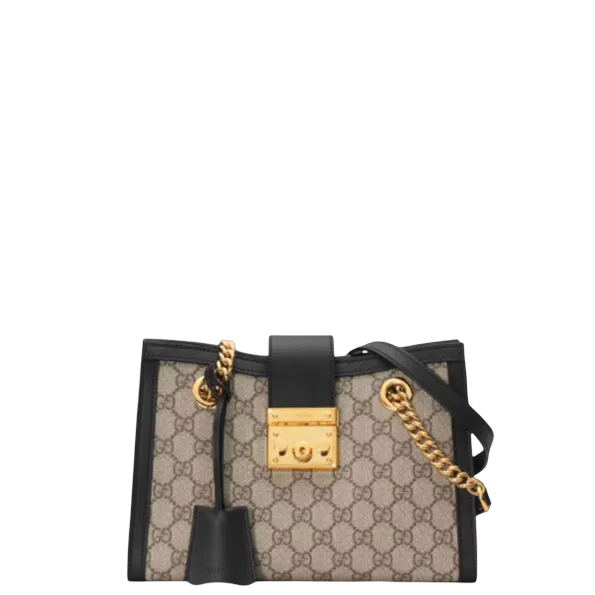 Gucci Small GG Shoulder  Padlock Bag