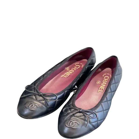 Chanel Black Ballet Flats