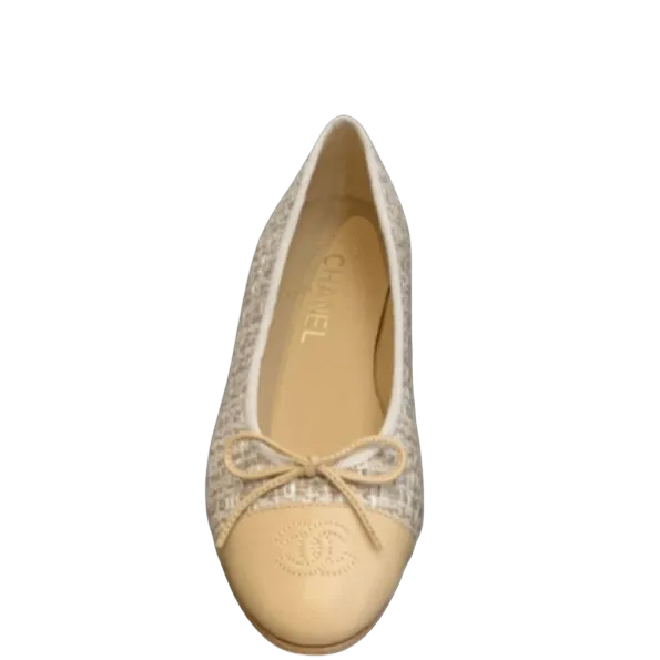 Chanel Flats Beige Ballet