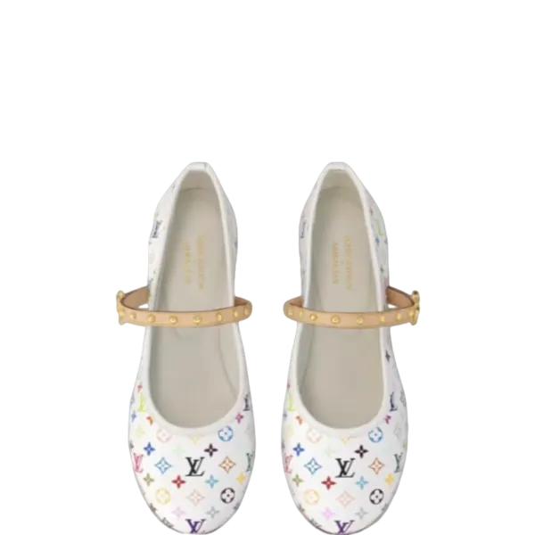 Louis Vuitton LV X Tm Ballerina White Romy Flat