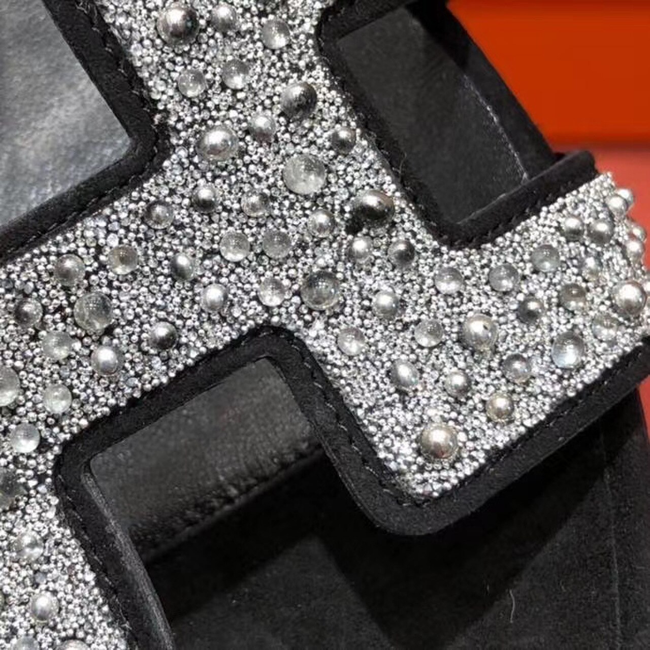 HERMES BLACK OASIS SANDAL