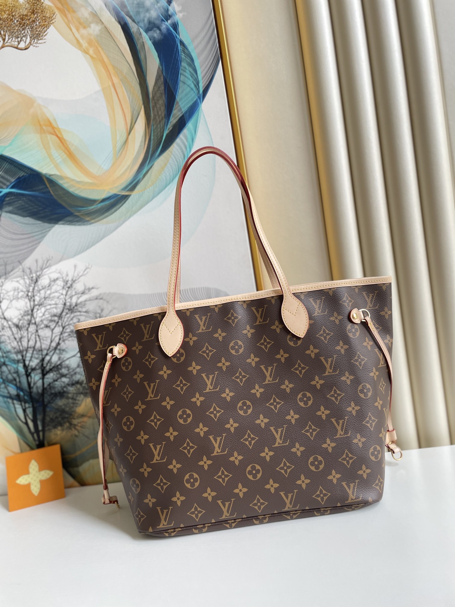 LOUIS VUITTON NEVERFULL MM RED MONOGRAM CANVAS
