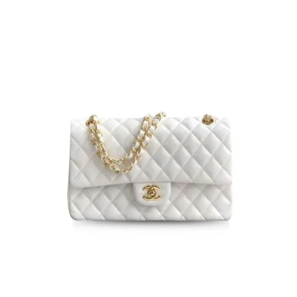 Chanel Classic Handbag Gold Toned Hardware