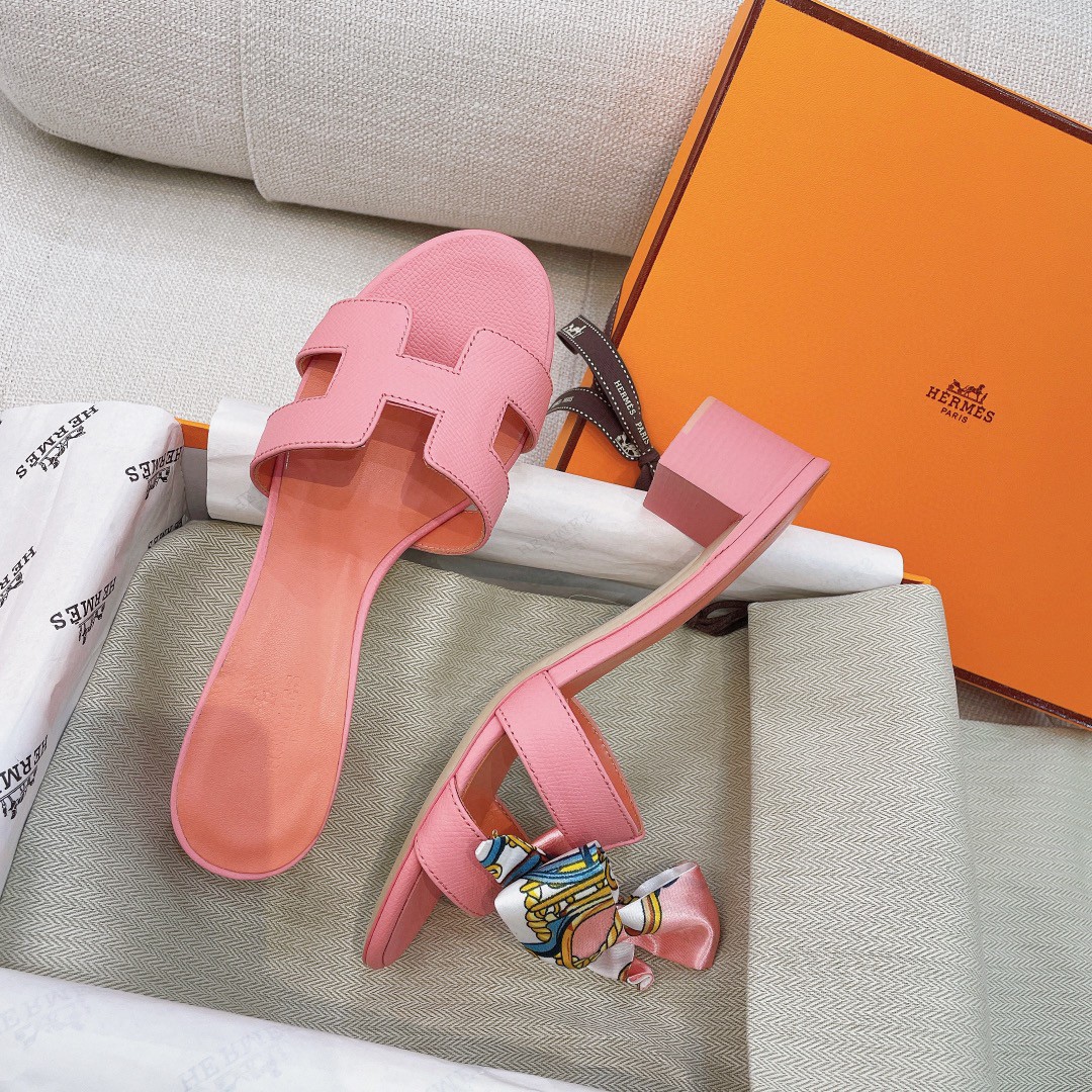 HERMES PINK OASIS SANDAL