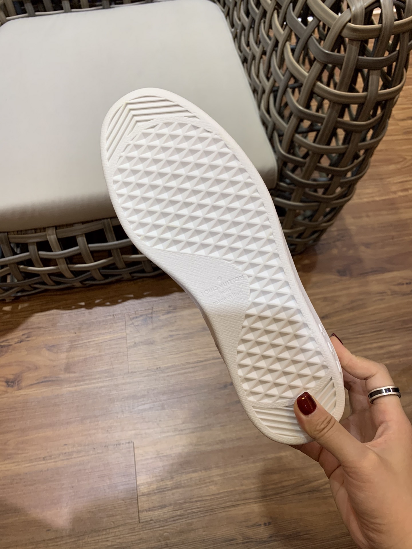 Louis Vuitton Trainer Sneaker Full White