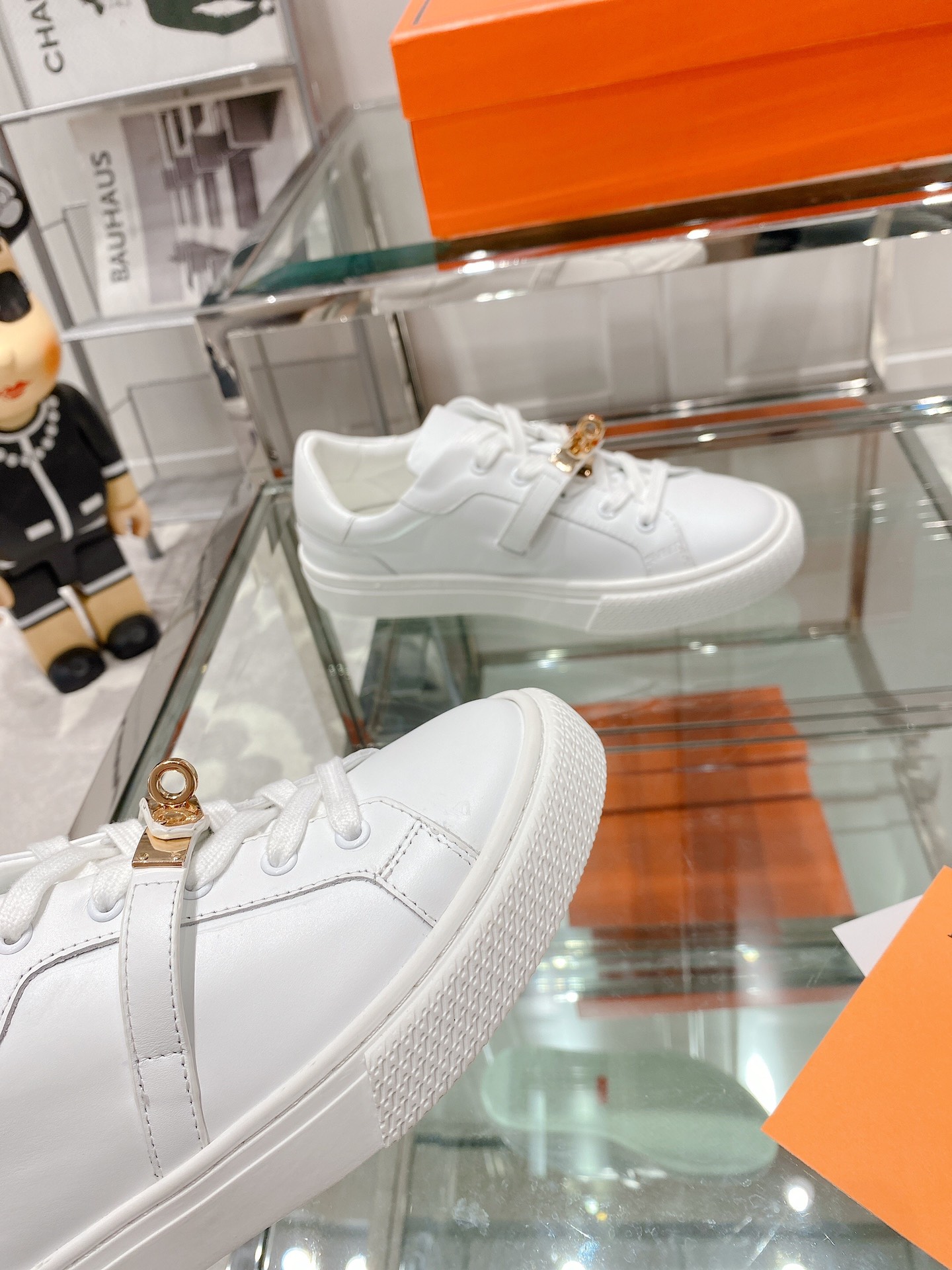 HERMES DAY SNEAKER WHITE