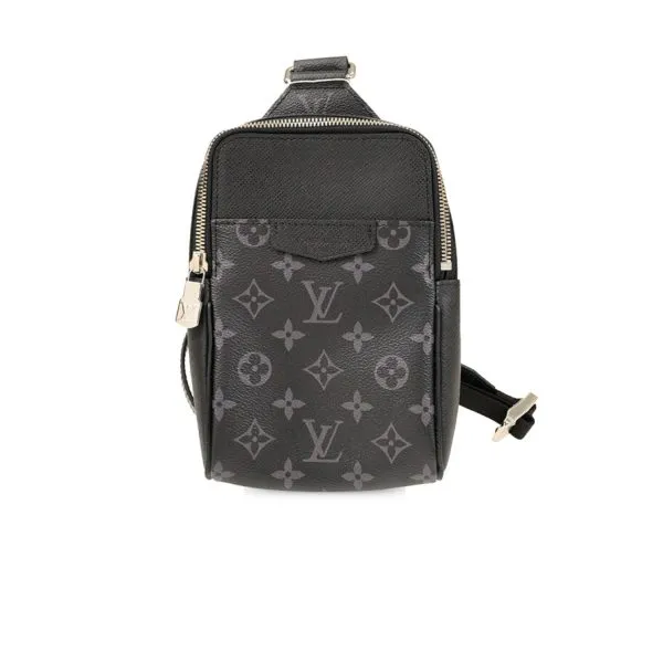 Louis Vuitton Taigarama Noir Black Outdoor Slingbag