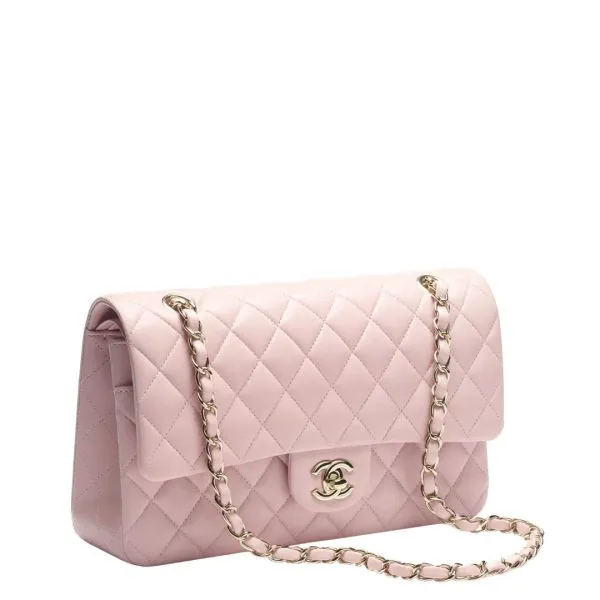 Chanel Classic 11.12 Handbag Light Pink 9.9in/25.5cm