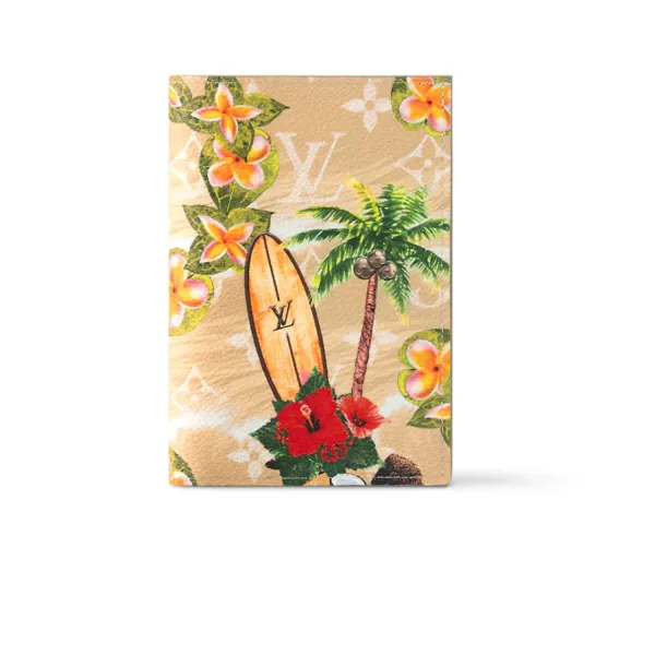 Louis Vuitton 3,9in/10cm Passport Cover Yellow Wallet