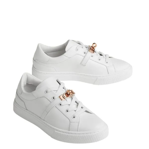 Hermes Day Sneaker White