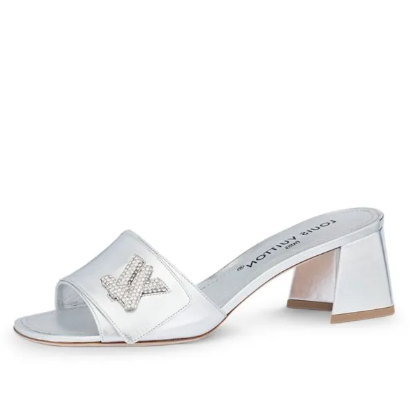 Louis Vuitton Shake Mule Silver