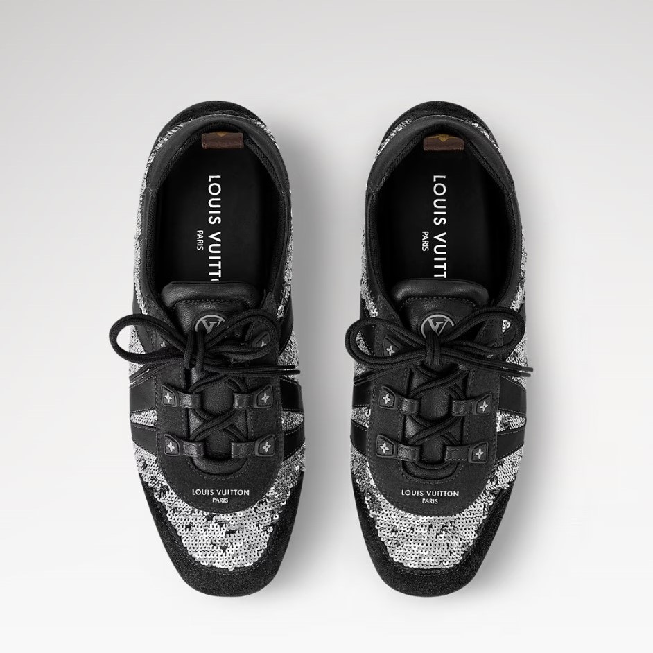 OUIS VUITTON LV SNEAKERINA BLACK/SILVER