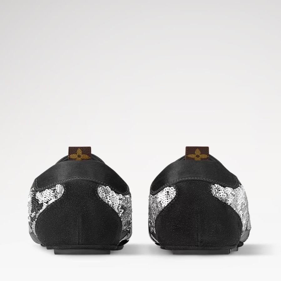 OUIS VUITTON LV SNEAKERINA BLACK/SILVER