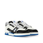 Louis Vuitton Trainer Sneaker Black White