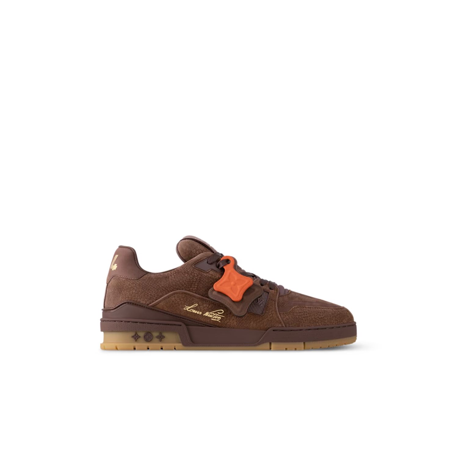 LOUIS VUITTON TRAINER SNEAKER BROWN