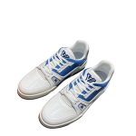 Louis Vuitton Trainer Sneaker WhiteBlue Virgil Abloh