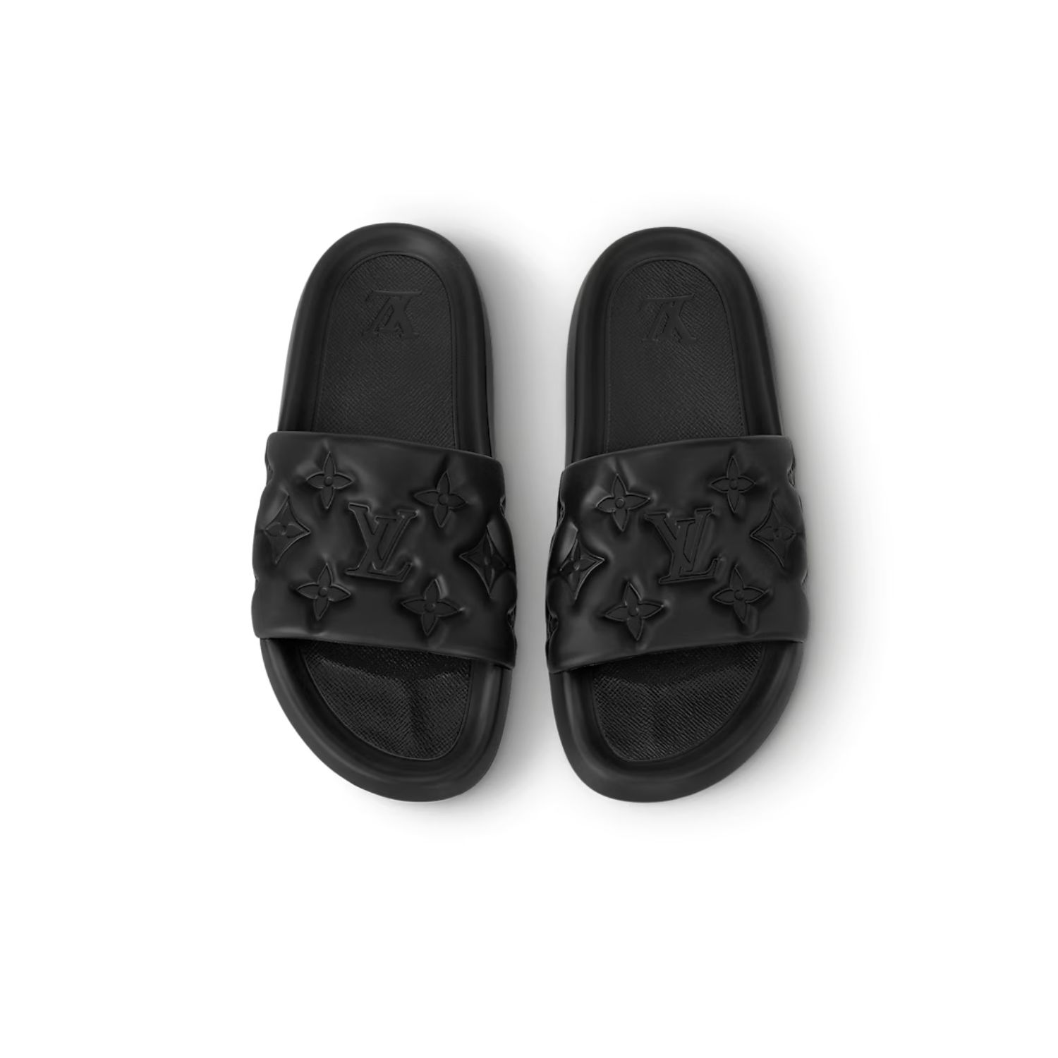 LOUIS VUITTON MULE BLACK WATERFRONT