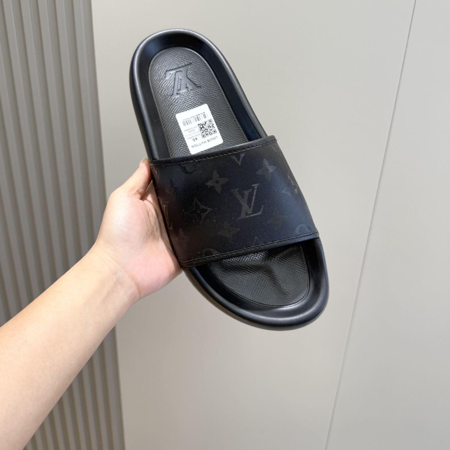 LOUIS VUITTON MULE BLUE WATERFRONT