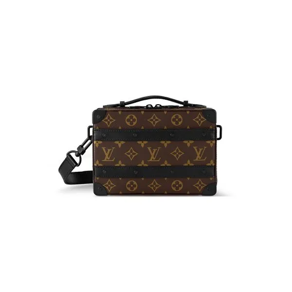 Louis Vuitton Monogram Macassar Canvas Handle Soft Trunk
