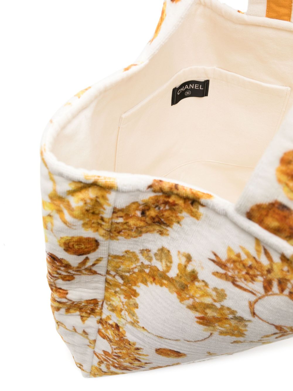 CHANEL WHITE PARIS ATHENS BEACH BAG