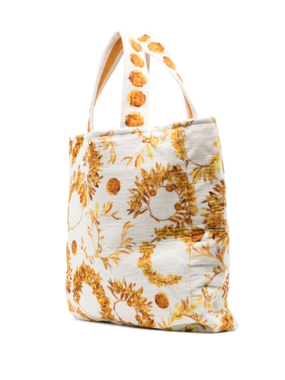 CHANEL WHITE PARIS ATHENS BEACH BAG