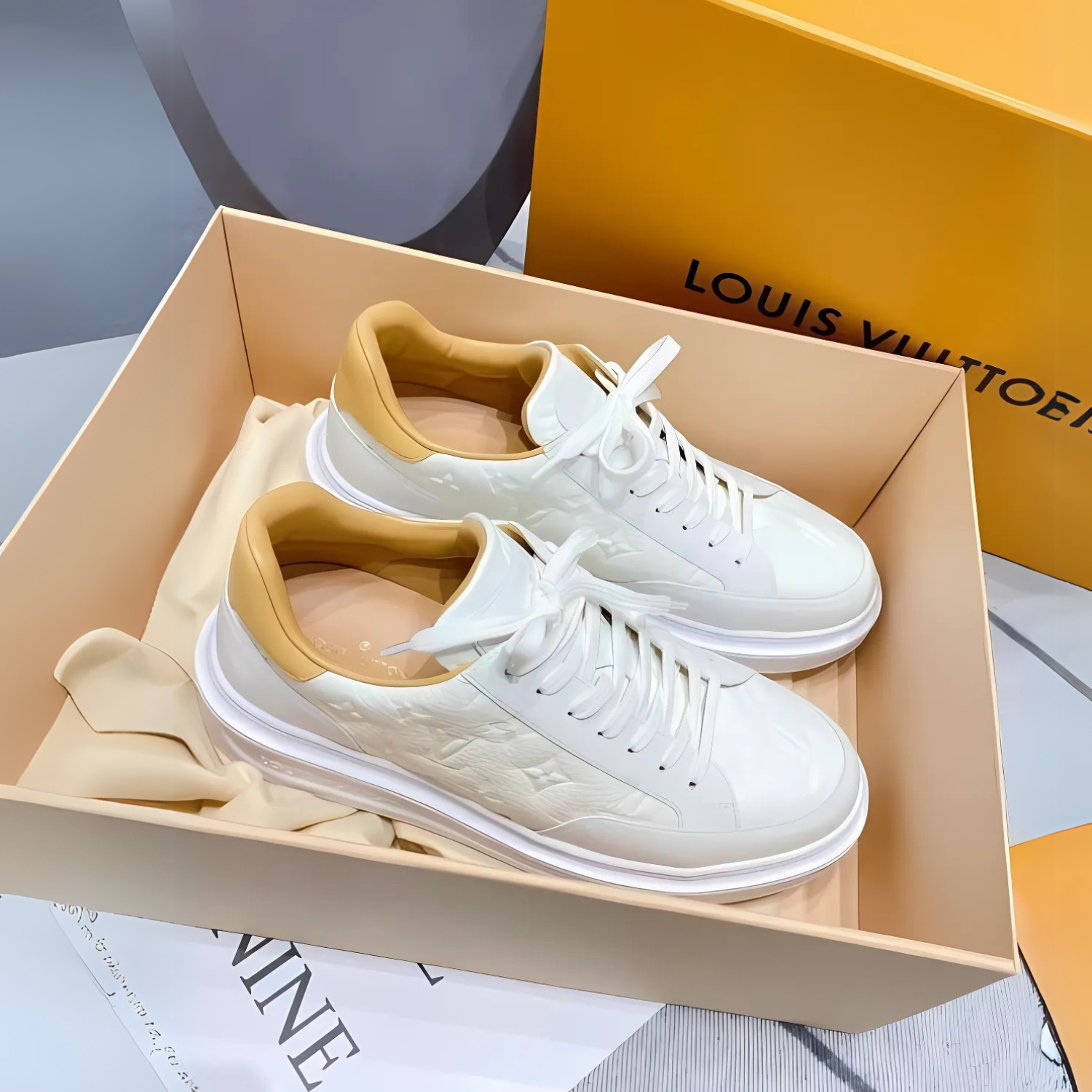 Louis Vuittion Beverly Hills Sneaker White For Men