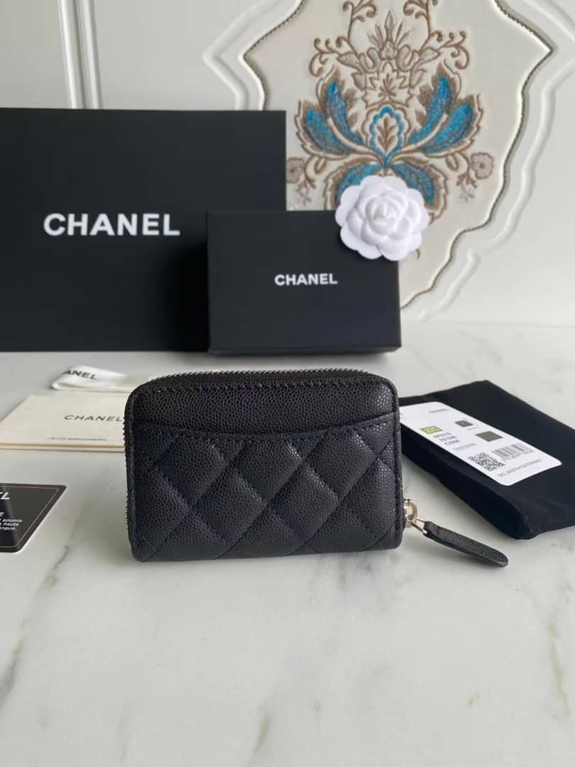 CHANEL CLASSIC ZIPPED COIN WALLET 11CM