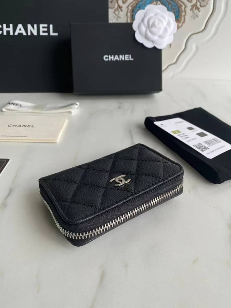 CHANEL CLASSIC ZIPPED COIN WALLET 11CM