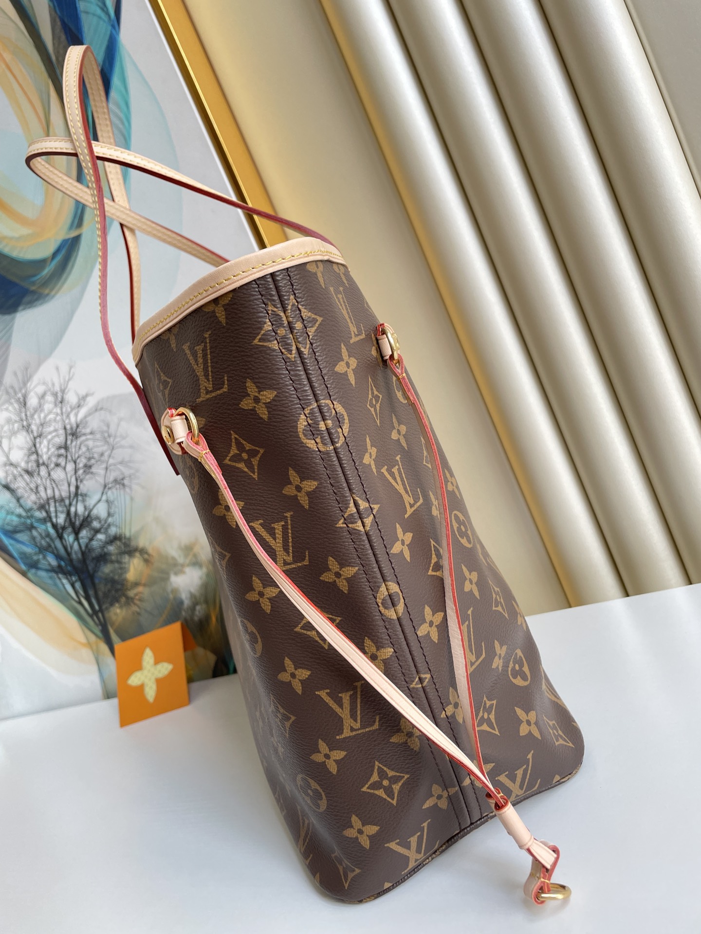 LOUIS VUITTON NEVERFULL MM RED MONOGRAM CANVAS