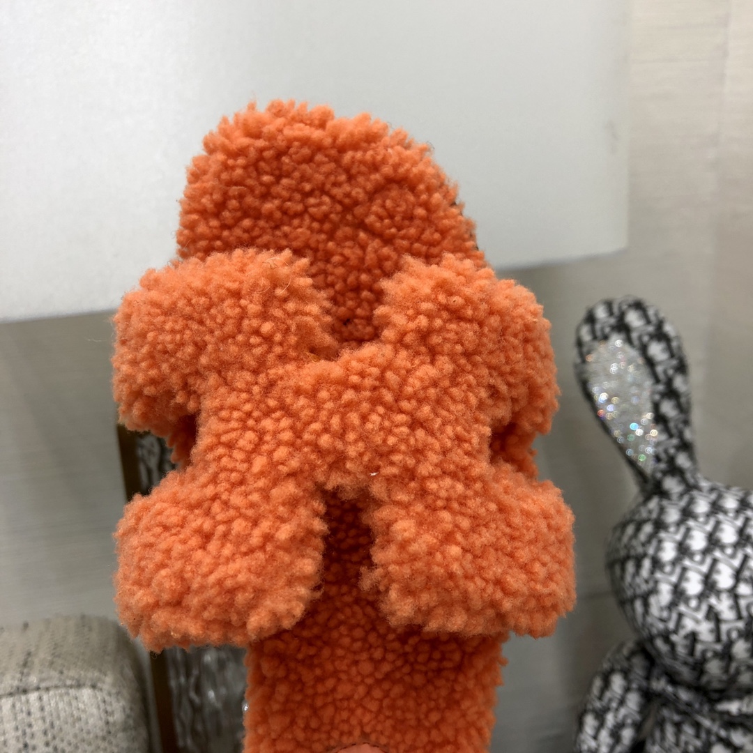 HERMES ORANGE ORAN SANDAL