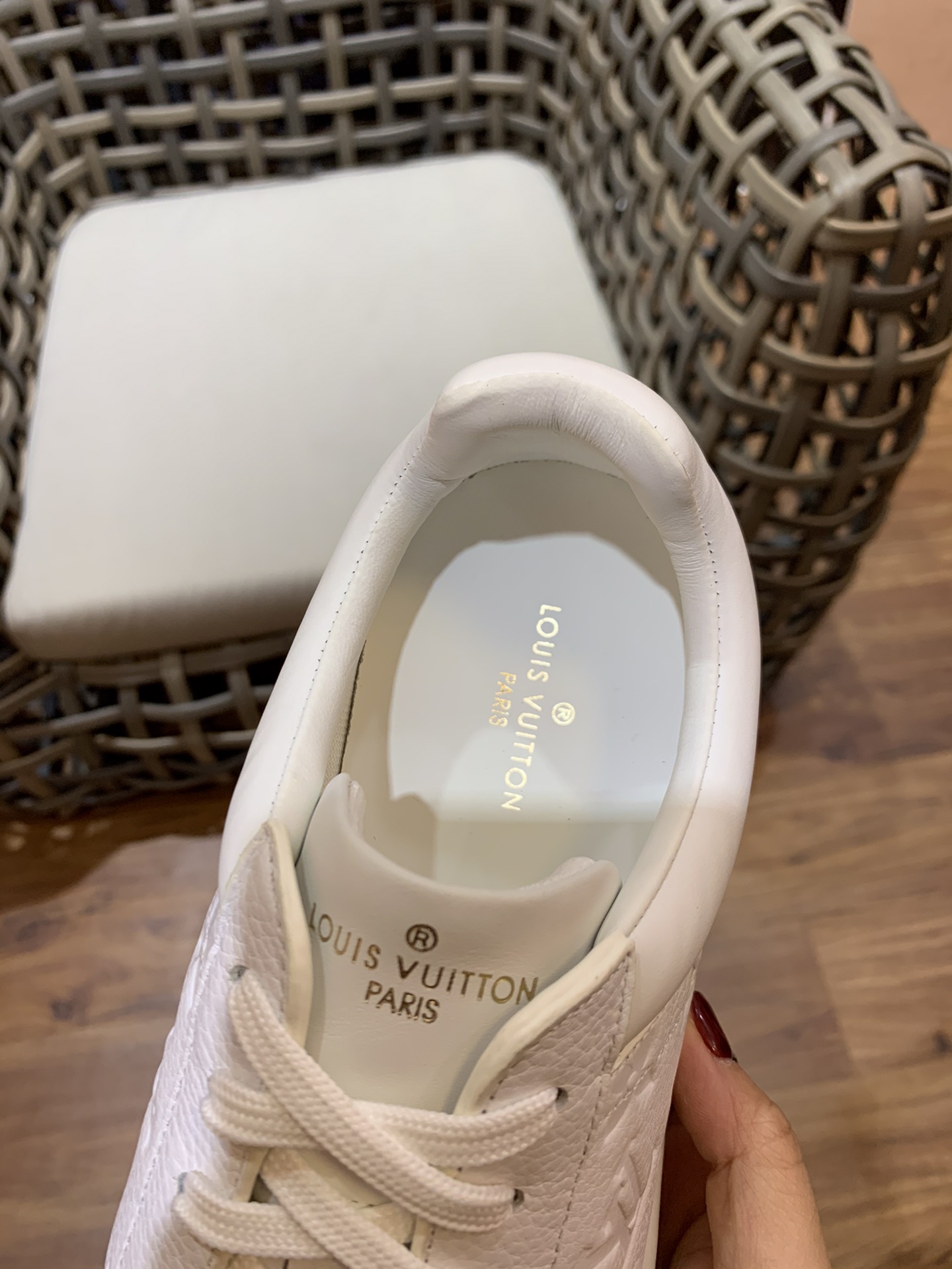 Louis Vuitton Trainer Sneaker Full White