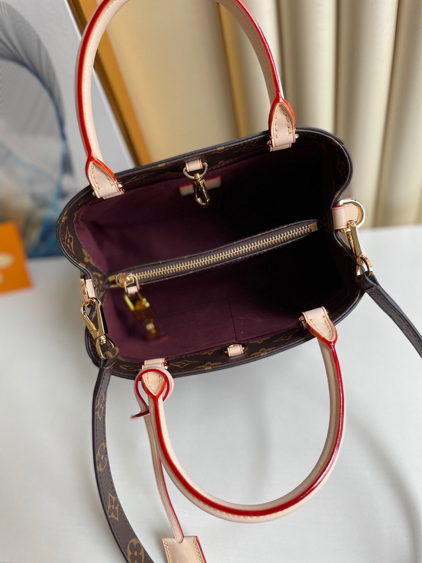 LOUIS VUITTON LONG DOUBLE ZIPPER WALLET DAMIER GRAPHITE CANVAS 19CM (31)